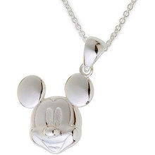Disney Mickey Mouse Sterling Silver Pendant, 18