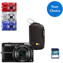 Your Choice: Nikon COOLPIX S6300 16MP w/ 10x Optic