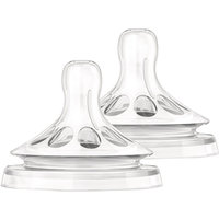Phillips AVENT Natural Nipples, Newborn Flow, 2pk