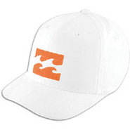 Pacific Flex Fit Cap - Mens - White/Orange