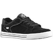 Vaider Low - Mens - Black Suede/White