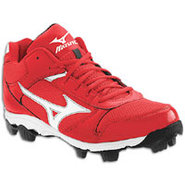 9-Spike Franchise 6 Mid - Boys Grade School - Red/