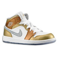 1 Phat - Girls Preschool - Metallic Gold/White/Met