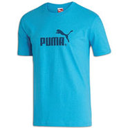 #1 Logo S/S T-Shirt - Mens - Blue/Estate Blue