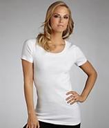 Short Sleeve Open Crew Neck T-Shirt