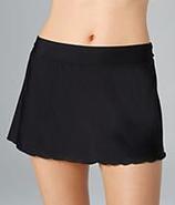 Solid Skirted Swimwear Bottom