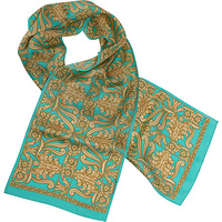 Status Scrolls Oblong Carribean Blue - Echo Scarve