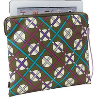 Vintage Tech Pouch Lt. Olive/Lavender Geo - Echo L