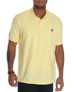 Men S/S Basic Pique Polo Yellow Xx-Large