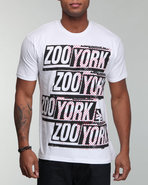 Men Post Stack Tee White Medium