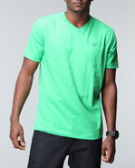 Men Co81 V-Neck Tee Green X-Large