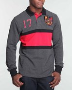 Mo7 Men Mo7 Polo Shirt Charcoal X-Large