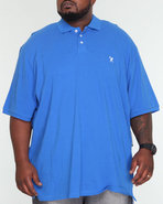Men Embroidery Shear Polo (B&T) Blue 4X