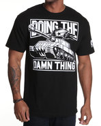 Men Doing The Damn Thing Tee Black X-Large