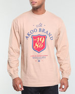 Akoo Men Est 1980 L/S Tee Tan Xx-Large