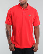 Men S/S Classic Pique Polo Red X-Large