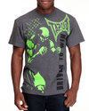 Tapout Men Tapout Driven To Win Tee Charcoal Mediu