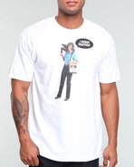 Men Handheld Tee White Large