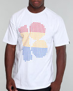 Men Stars Tee White Large