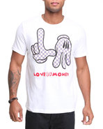 Men Lov Mon Tee White X-Large