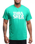 Men Anti Logo Tee Green Large