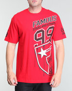 Men Side Car Tee Red Large