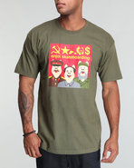 Men Communist Pigs Tee Green Medium