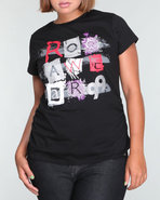 Women Cause I Shine Graphic Tee Black 2X
