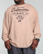Akoo Men Craftmasters L/S Tee Tan 4X-Large