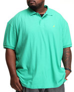 Men Solid Deck Polo Green 1X