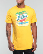 Lrg Men L R G Fresh Outdoors S/S Tee Gold Small