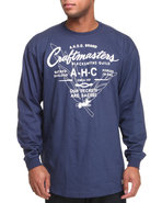 Akoo Men Craftmasters L/S Tee Navy 3X-Large