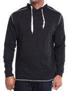Men Solid Jersey Pullover Shirt Black X-Large