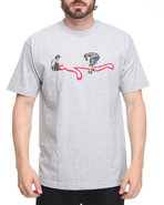 Men Kids Tee Grey Large