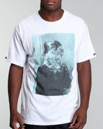 Men Smokin Tee White Small
