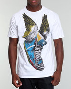 Men Take Flight V4 Tee White X-Large