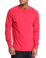 Men Fleshlight L/S Crew Knit Shirt Red X-Large