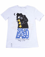 Lrg Boys Speak Easy Tee (8-20) White 10/12 (M)