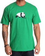 Men Original Panda Tee Green Large