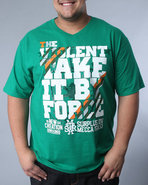 Men New Creation Tee (B +T) Green 4X