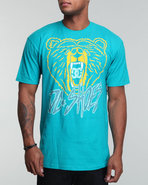Dc Shoes Men Bear Star Tee Teal X-Large