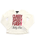 Girls L/S Classy Tee (4-6X) White 4