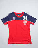 Boys Winger V Neck Tees (8-20) Red 8 (S)
