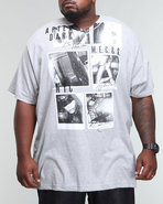 Men After Dark Shirt (B&T) Light Grey 3X