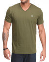 Men S/S Pima Jersey V-Neck Tee Olive Large