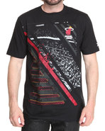 Nba, Mlb, Nfl Gear Men Miami Heat Geometric Tee Bl