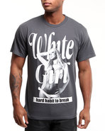 Men White Girl Tee Grey Xx-Large