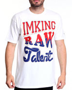 Imking Men Stacked Tee White Medium