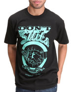 Men Suits Printed Tee Black Xx-Large