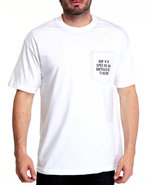 Huf Sf Men Shell Shock Tee White Large